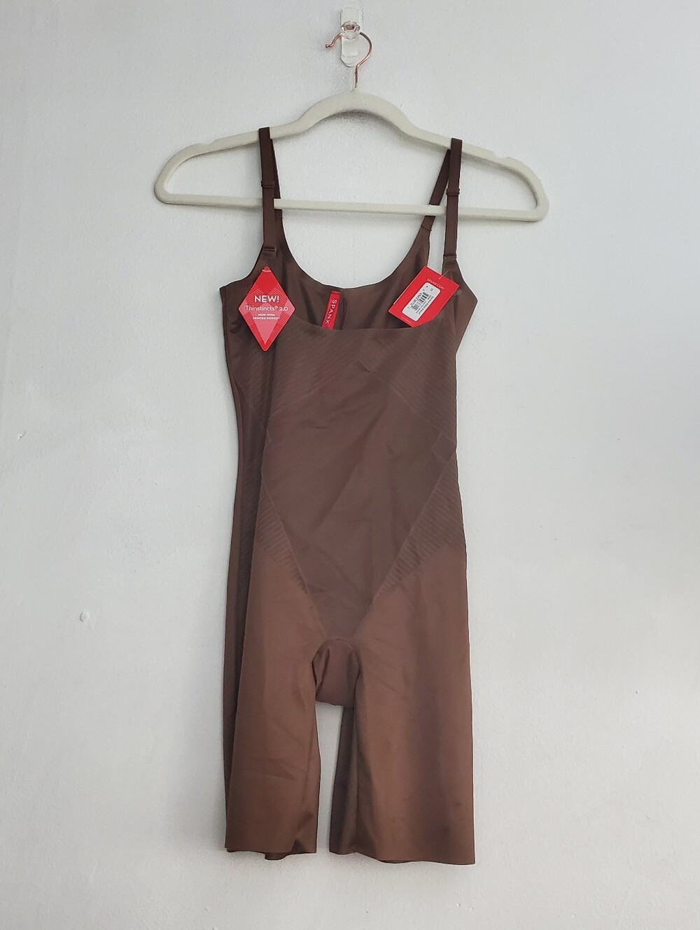Spanx Thinstincts 2.0 Open-Bust Mid-Thigh Bodysuit